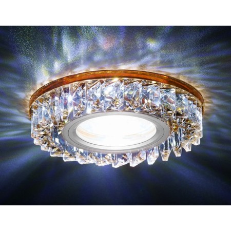 Ambrella Light Lumber built -in LED, G5.3, 3W, Chrome Color, Brown, D = 60 mm