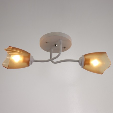 Chandelier 1341001/2BR E27 15W white-brown BayerLux-1
