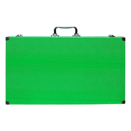 A set for drawing in a wooden box, covered with PVC, large-10
