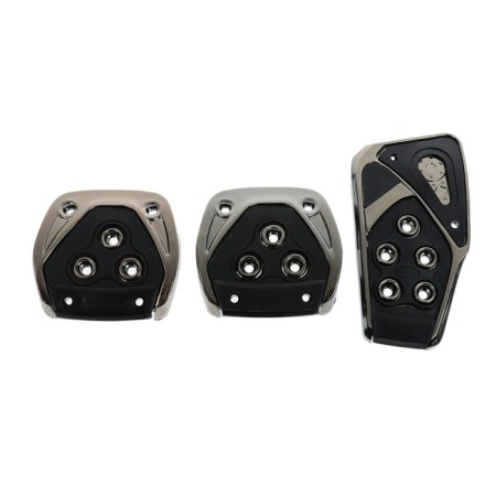Cartage pedals, anti -excaning, set 3 pcs, black-1