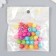 Beads for creativity plastic "rose" pearl set 30 pcs 1.2x1.2 cm