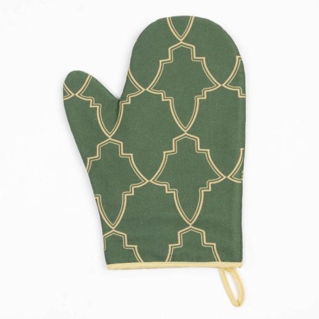 Set "Gold Ornament" mittens-seging 20x28cm, seize 19x19cm, 100% HL, Vatin 250g/m2-1