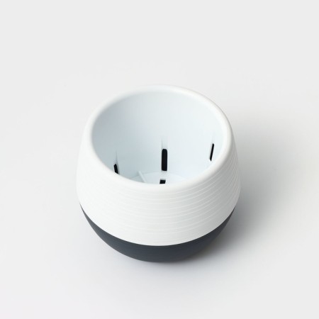 Potor Potor Potor Plastic “Japan”, 450 ml, D = 12 cm, h = 10 cm, white-graphite color-1