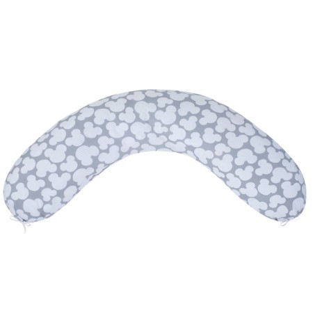 Pillowcase to a pillow for pregnant women, size 34 × 170 cm, gray mouse