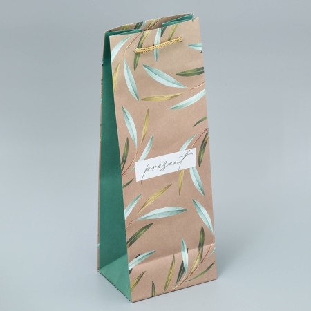 Gift package for a bottle, packaging, Present, 36 x 13 x 10 cm-5