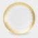 Glass dessert "Burleske", d = 21 cm, gold color