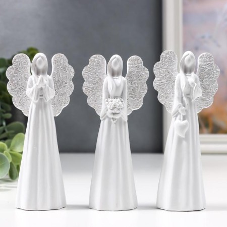 Polystone souvenir "Snowthrough angel" Faceless "mix 11x5x3 cm