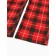 Pajama New Year's male KAFTAN "Santa", red/gray color, size 52
