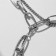 The molestrous “chain” is elongated, the color of silver