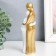 Souvenir Polystone "Young Family - Waiting for a miracle" with a white -gold 15x5 cm