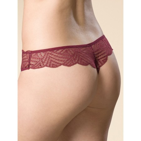 Female cowards, size 44, burgundy color-1