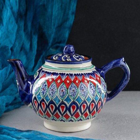 Rishtan ceramics "Patterns", 1000 ml, mix-8
