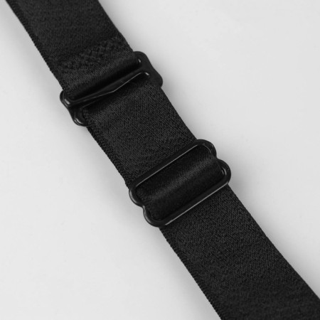 Textile straps, 2 cm, 34 cm, pair, black color-1