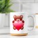 Sublimation mug "Beloved wife..." Bear, with application
