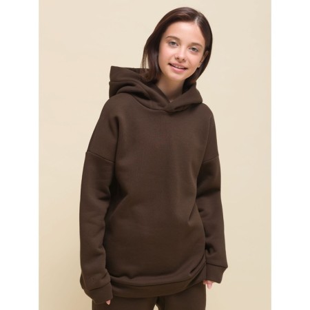 Children's sweatshirt, height 146 cm, chocolate color