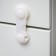 Set of locks for cabinet doors, 3 pcs., White color