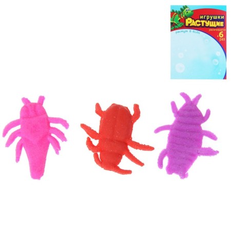 Growing animals "insects", set of 3 pcs., Mix-11