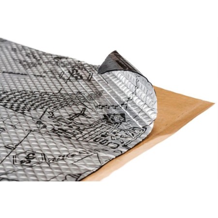 Vibro insulating material STP Aggressive Silver 3, size: 3x470x750 mm-1