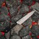 Kitchen knife samura harakiri, universal, blade 15 cm, black hilt