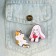 Wooden icons "beloved girlfriend", 2 pcs.