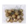 Figure for crafts and decor on the “ball” wire, set of 20 pcs., Size 1 pc. - 2 × 7 cm, gold color