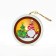 Suspension on a Christmas tree with the light "New Year", diam. 7.5 cm