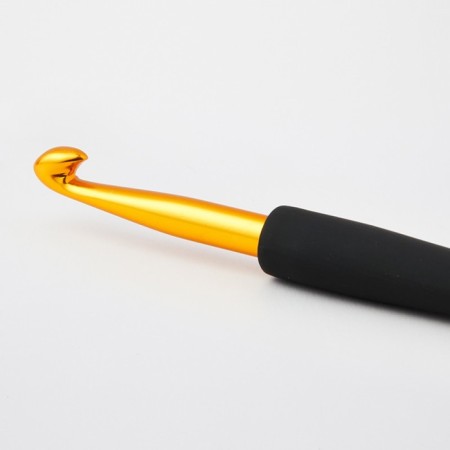 Aluminum hook for knitting KNITPRO with an ergonomic handle, 3.50 mm, 30804-1