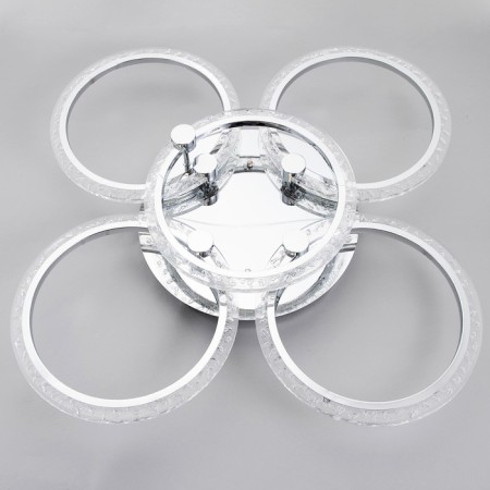 Chandelier with PDU 1833/5SL LED 160W 3000-6000k Dimmer silver 65x65x11.5 cm Bayerlux-6