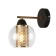 Bra Arte Lamp Manchester A7045AP-1BK, E14, 40 W, 14x20x20 cm, black, copper
