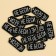 Furniture for jewelry "NOT BESS", 1.3 x 3.2 cm, 15 pieces