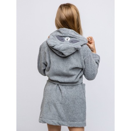 Baby robe, height 98 cm, gray color-2