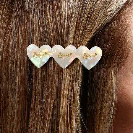 Acrylic hair hairpin, mix, 5.5 x 1.5 cm-6
