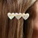 Acrylic hair hairpin, mix, 5.5 x 1.5 cm