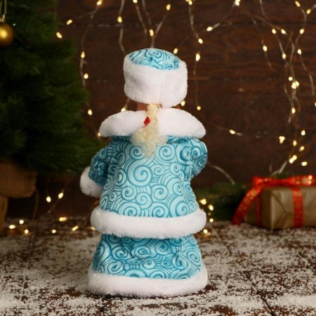 Snow Maiden "Burnt Rombic" with backlight, moves, 30 cm, blue-2