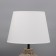 LUEZE table "Louise" 1x40W E27 beige 25x25x38, 5cm