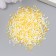 Glass glass 11/0 "matte. Melange yellow" 10 g