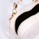 Bag Cross-Bodi with a zipper, white color