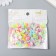 Beads for creativity plastic "Flower. Pastel colors" set 20 grams 0.8x0.8 cm