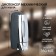 A dispenser for antiseptic or liquid soap, mechanical, 350 ml, plastic, chromium color