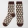 Women's socks insulated minku "Flower", rr 36-39 cm