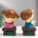Souvenir Polystone "Boy and girl with books" Set 2 pcs 6.5x9x12 cm