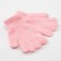 Children's gloves minku "plain", col. Light pink, district 16 (10-12 years)