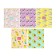 Notebook of 48 sheets in Calligrata Pattern cage, covered cardboard, block No. 2 is whitewash 75% (gray sheets), mix