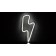 Neon sign "Lightning" 22.1 × 40 cm, 12 in