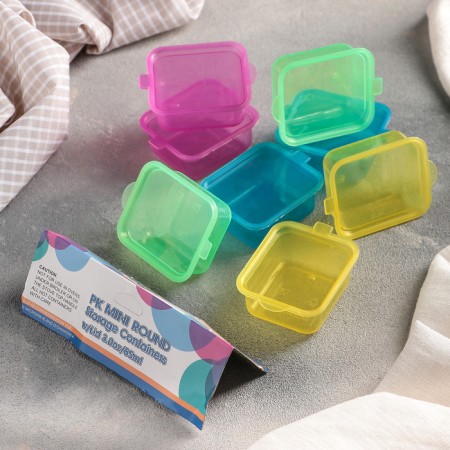 Set of lunch boxes of plastic "Summer", 8 pcs, 45 ml, color mix-3