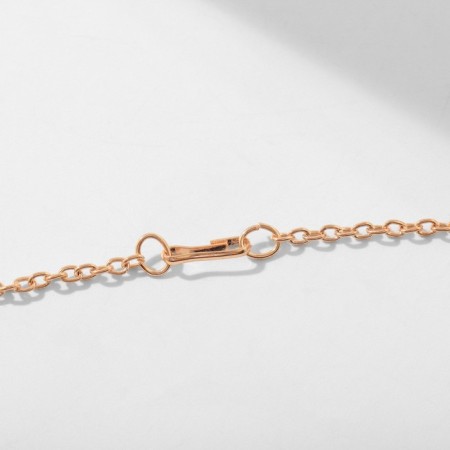 Pendant "Princess-Floor", green color in gold, 40 cm-3