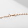 Pendant "Princess-Floor", green color in gold, 40 cm