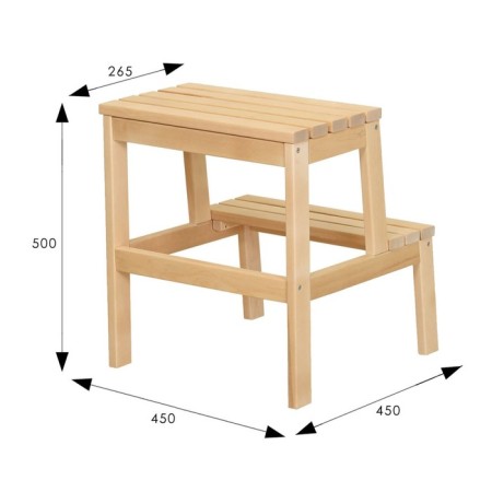 Ladder-string, 450x450x500, varnish-1