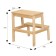 Ladder-string, 450x450x500, varnish