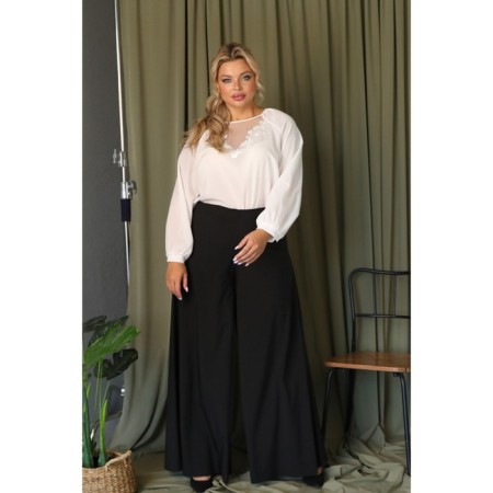 Female blouse, size 54, white color-10